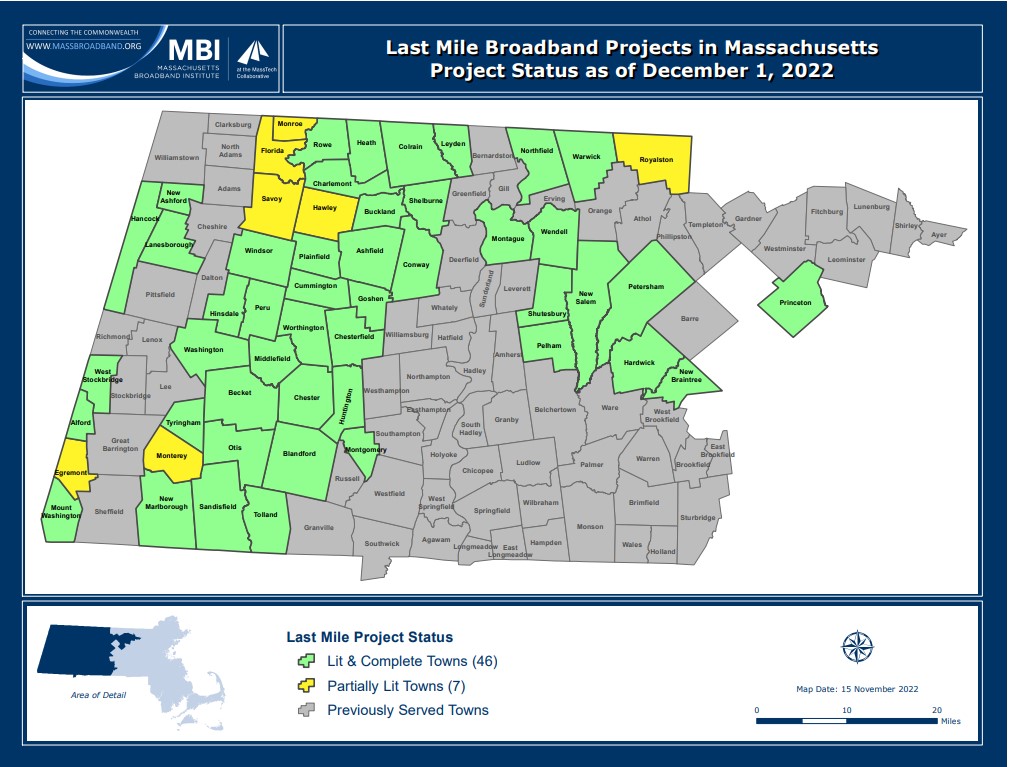 Last Mile Project Status Map 2022