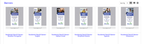 Doorhangers are available in multiple languages